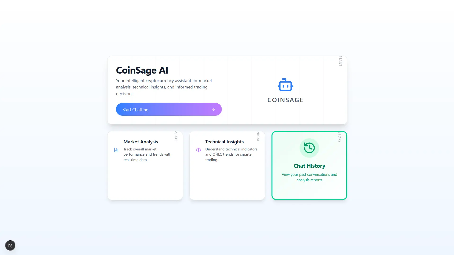 CoinSage AI - Intelligent Cryptocurrency Assistant