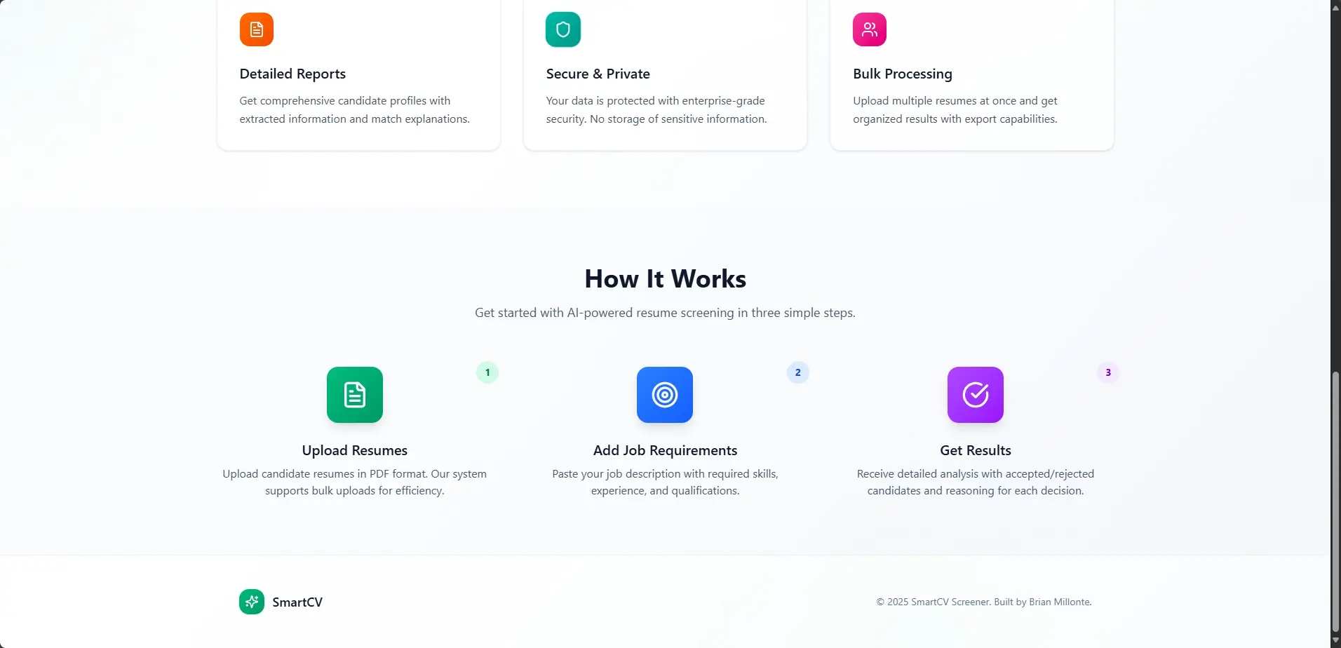 SmartCV Screener – AI Resume Screening for Recruiters