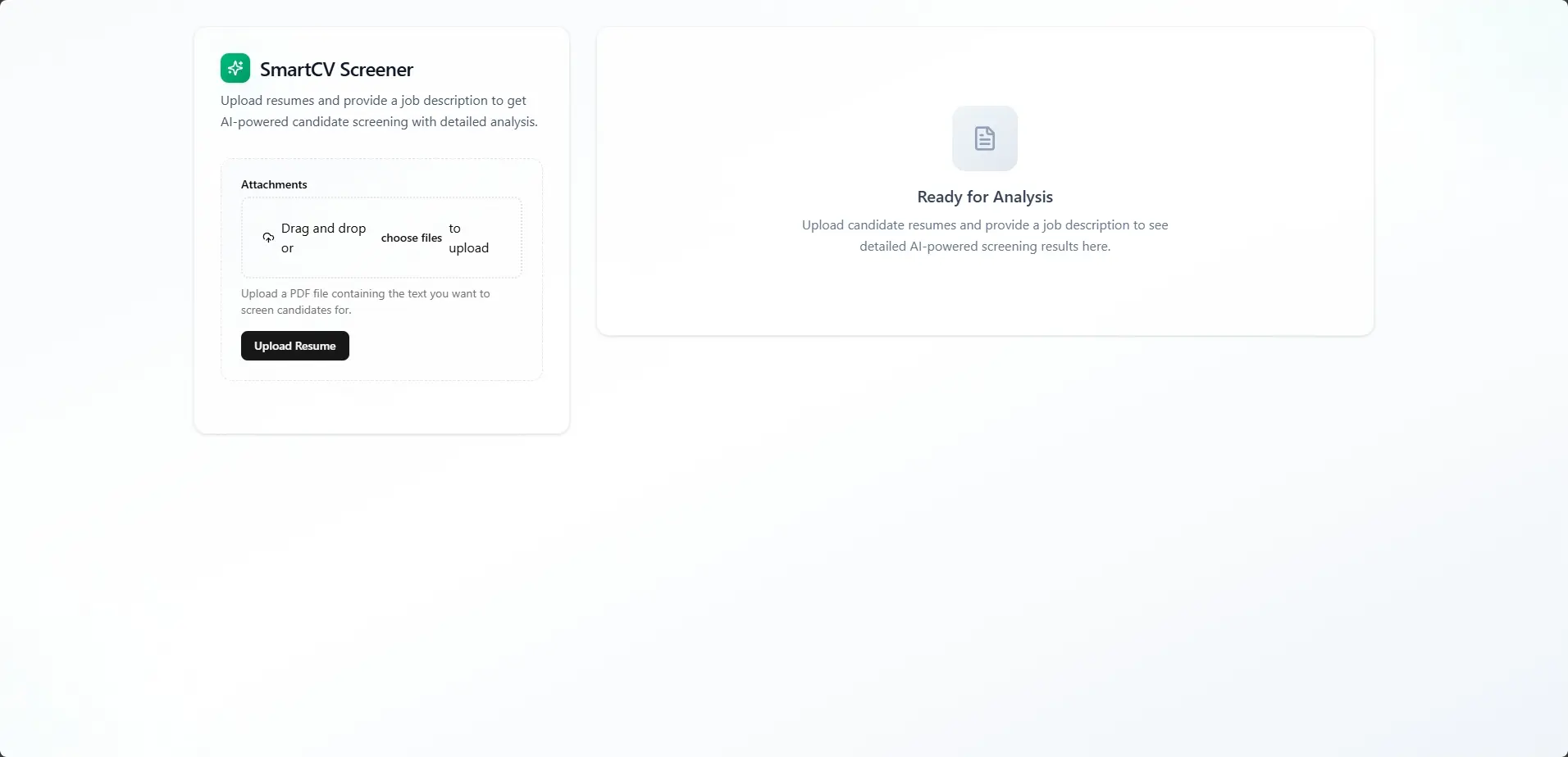 SmartCV Screener – AI Resume Screening for Recruiters
