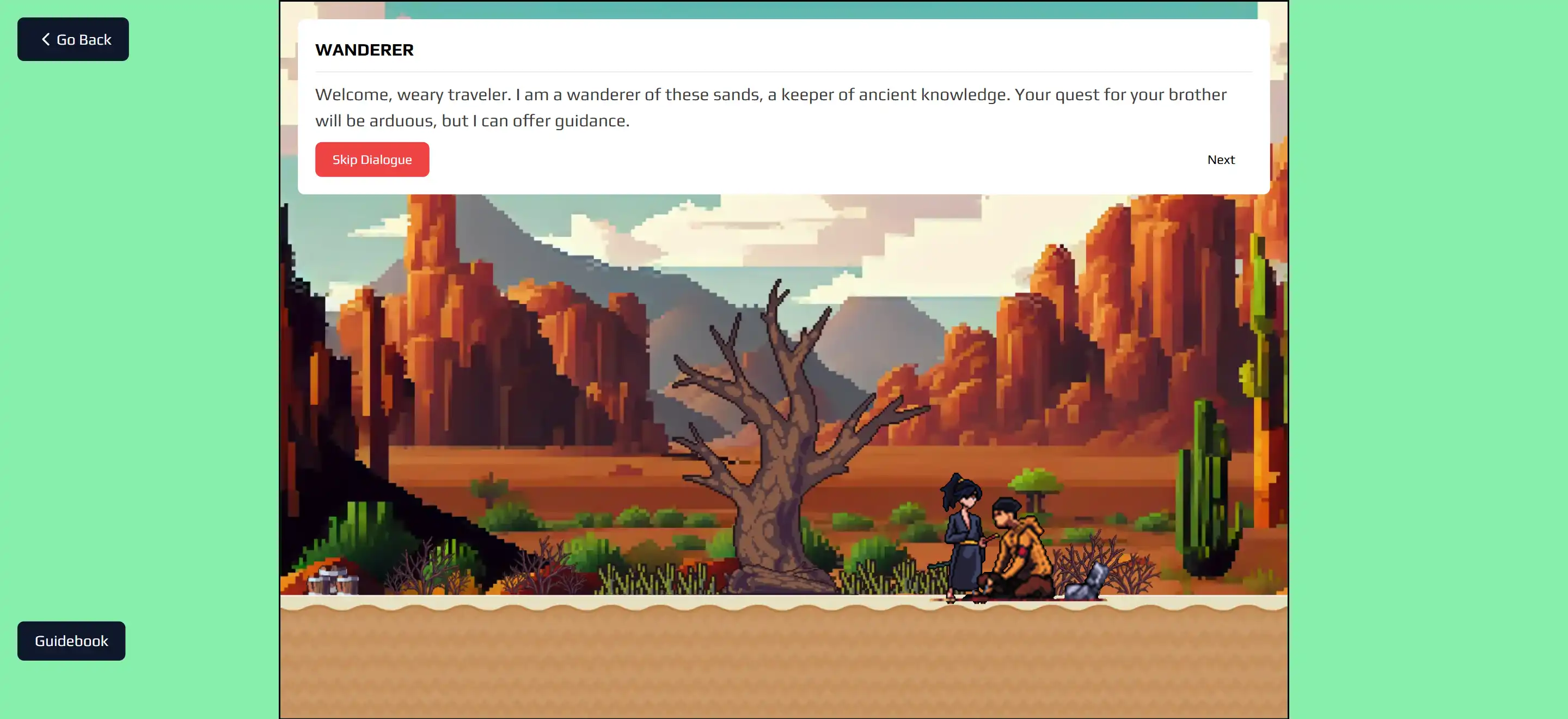Ctrl + Alt + Learn: A web based 2D gamified learning platform