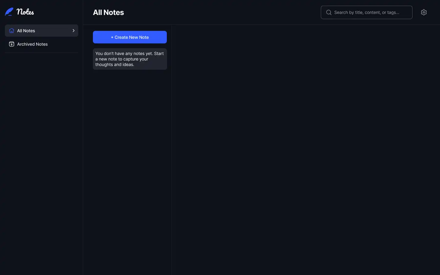 Note Taking Application