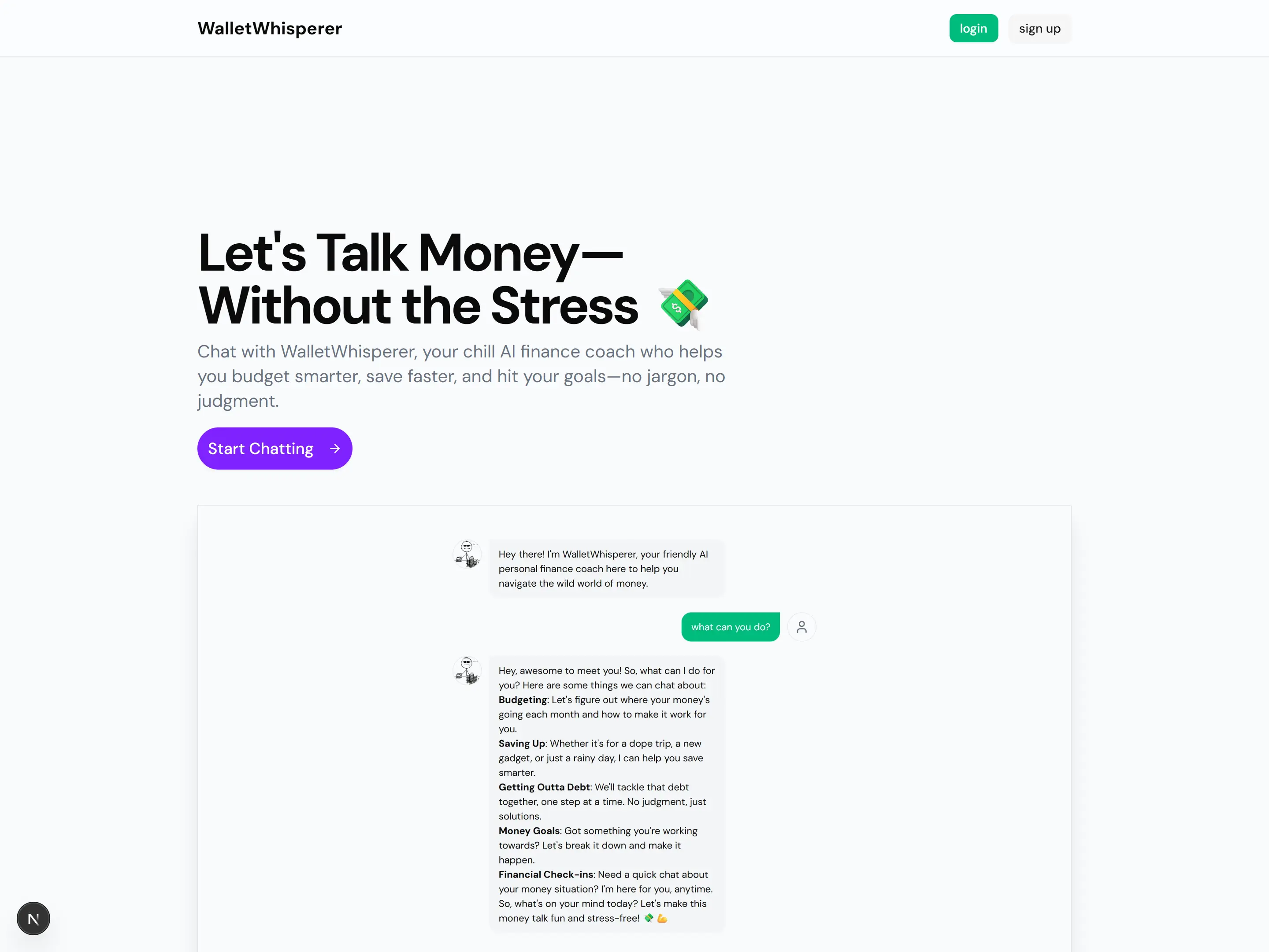 WalletWhisperer - AI-Powered Personal Finance Coach